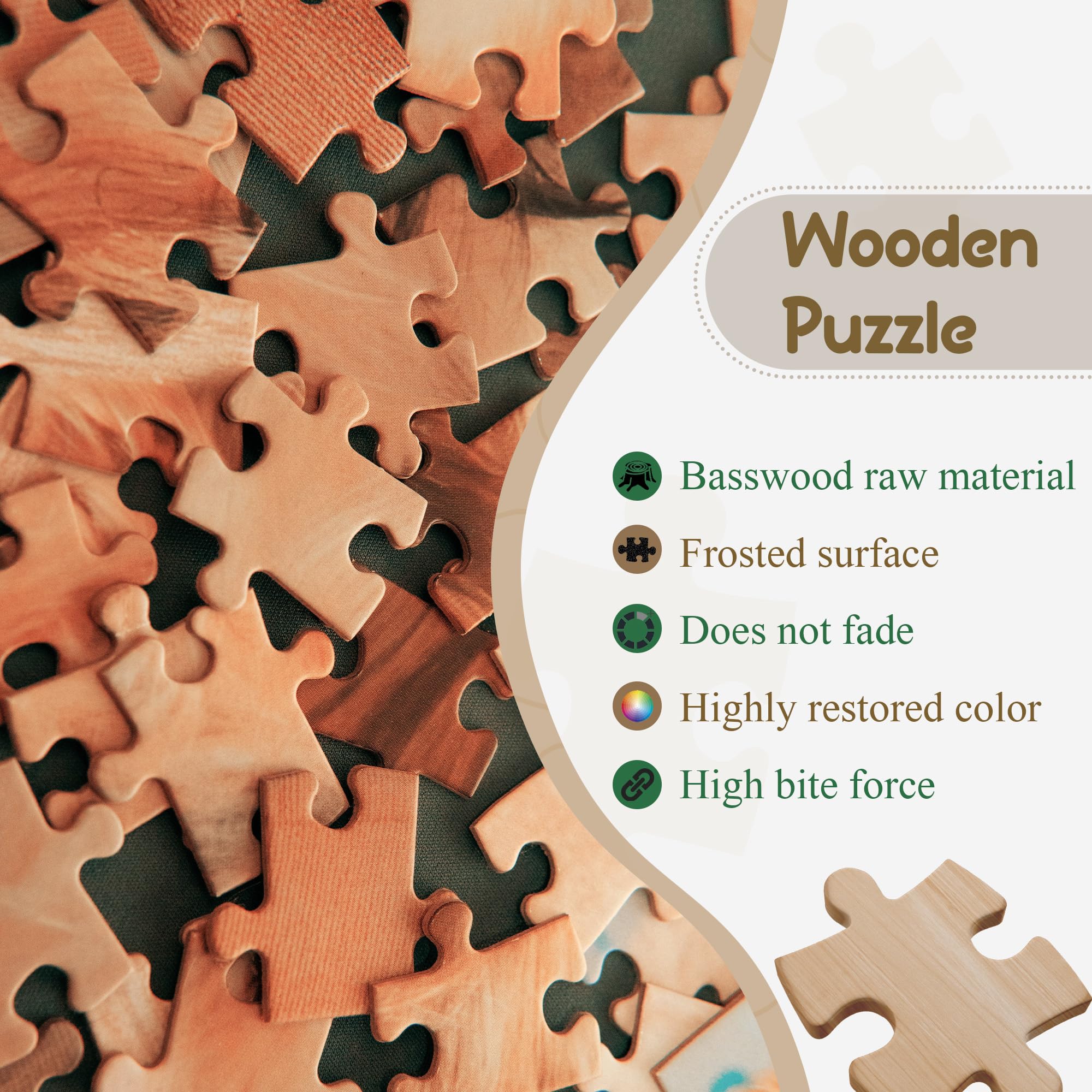 Puzzle in legno | Logo Personalizzato | Da 2,65