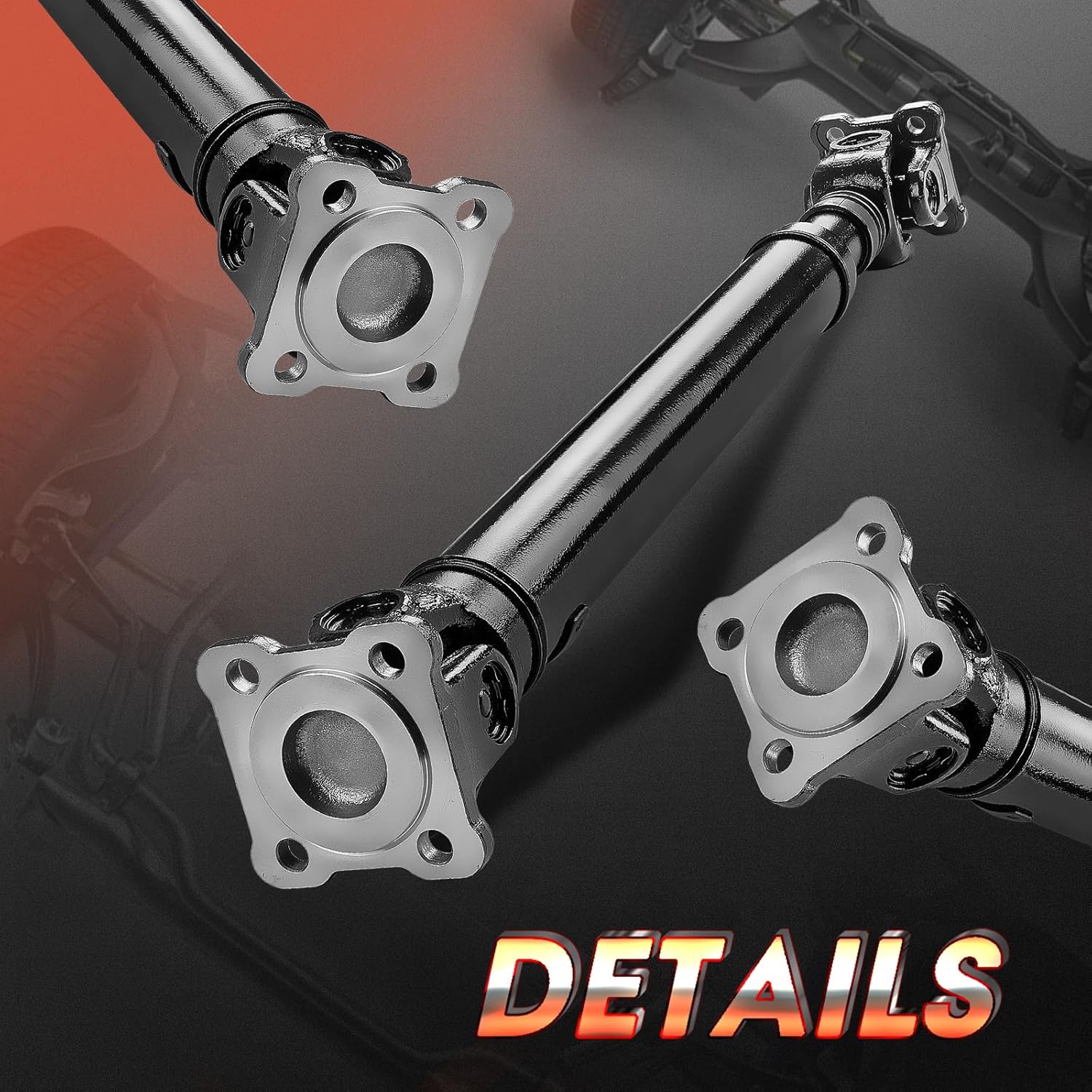 Front Complete Drive Shaft Fit for Dodge Challenger 2017-2021, Fit for Charger 2015-2020 & Chrysler 300 2015-2021, Prop Shaft Driveshaft Assembly AWD Replace# 68200149AD, 68200149AB