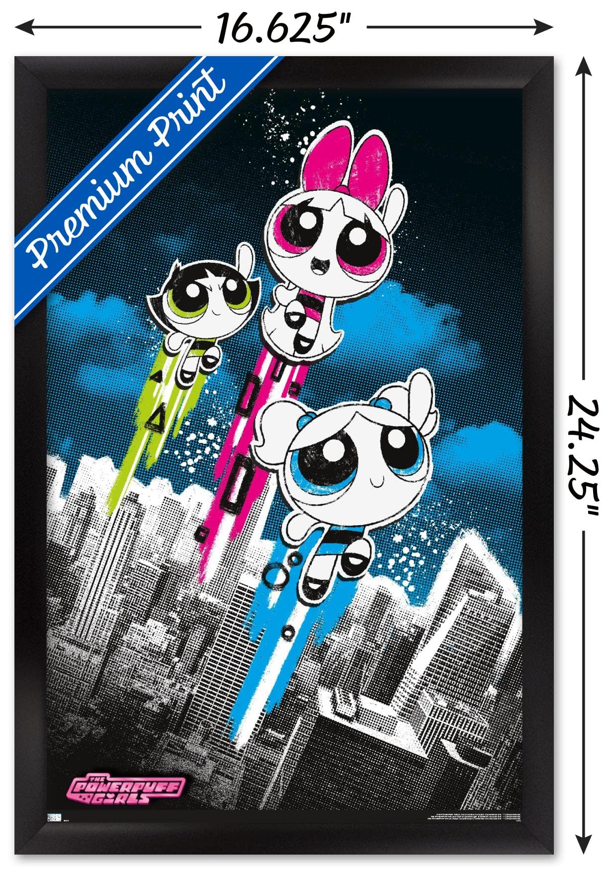 Amazon.com: Trends International The Powerpuff Girls - Group City