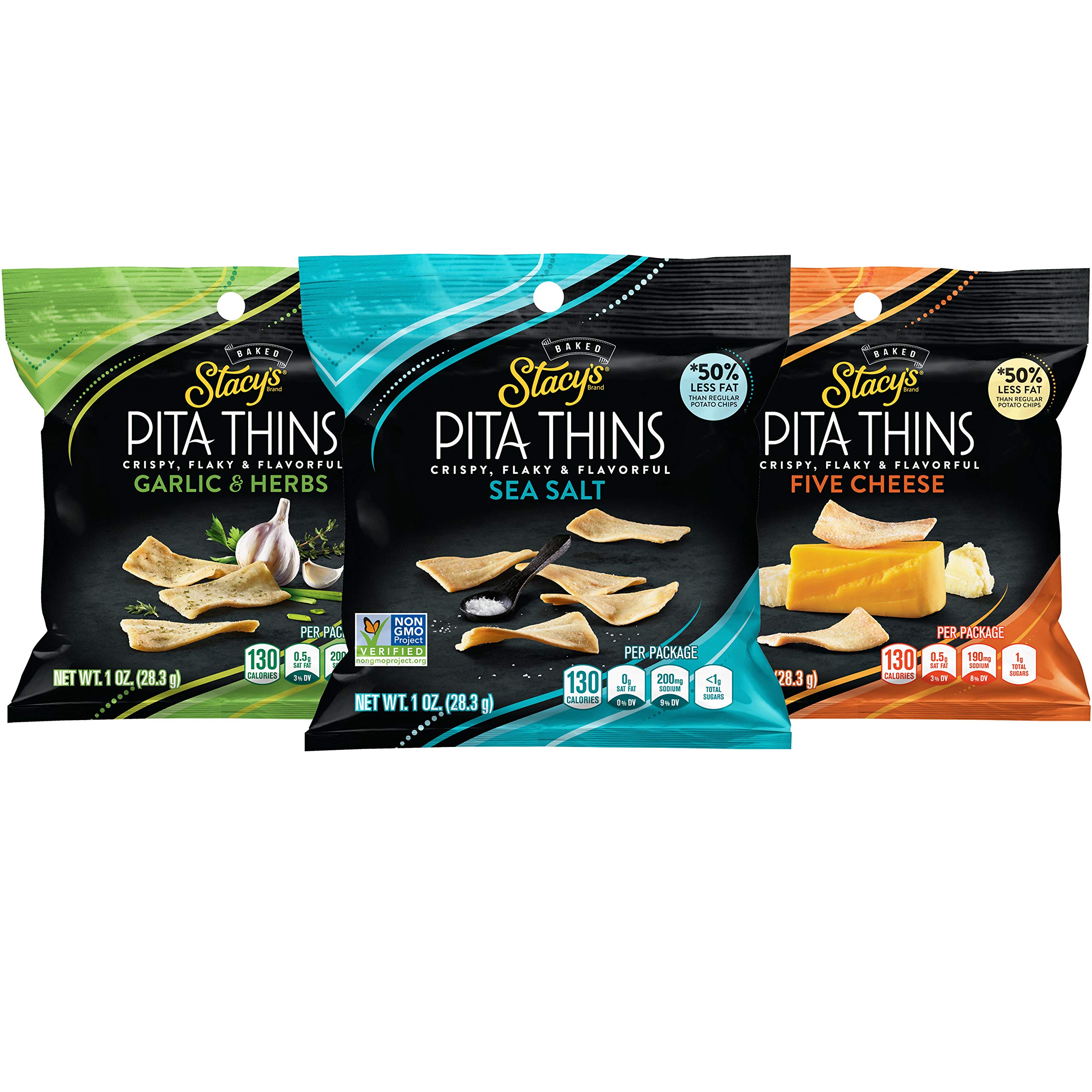 Stacy's Flavored Pita Chips 24 count Pita Thins | amzdealz