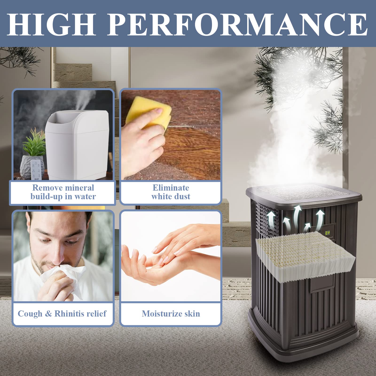 Funmit 1043 Humidifier Wick Filter Replacement for Essick Air AIRCARE