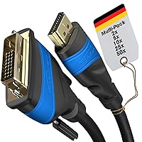 KabelDirekt – 5x Cavo di prolunga HDMI con schermatura A.I.S. – 1,5 m (4K@60Hz per)