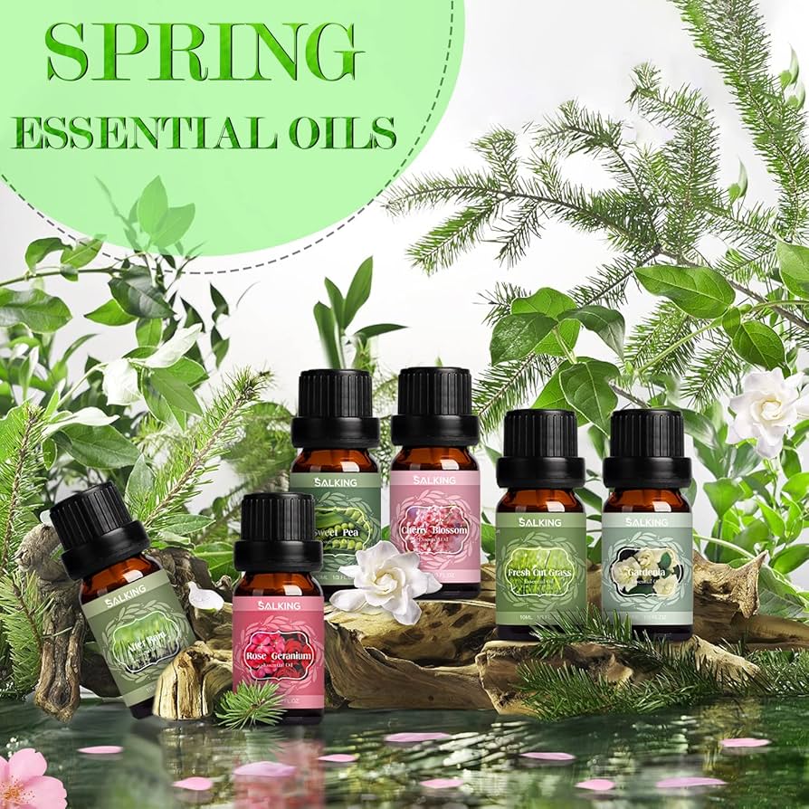 Amazon.com: SALKING Spring Fragrance Oils Set, Premium