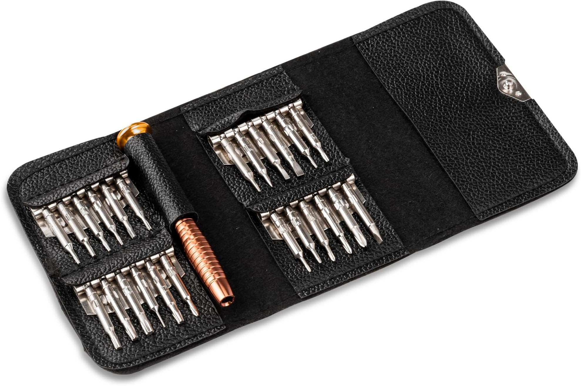 25 in 1 Precision Screwdriver Set, Multi Pocket Repair Tool Kit for Mobiles and Laptops
