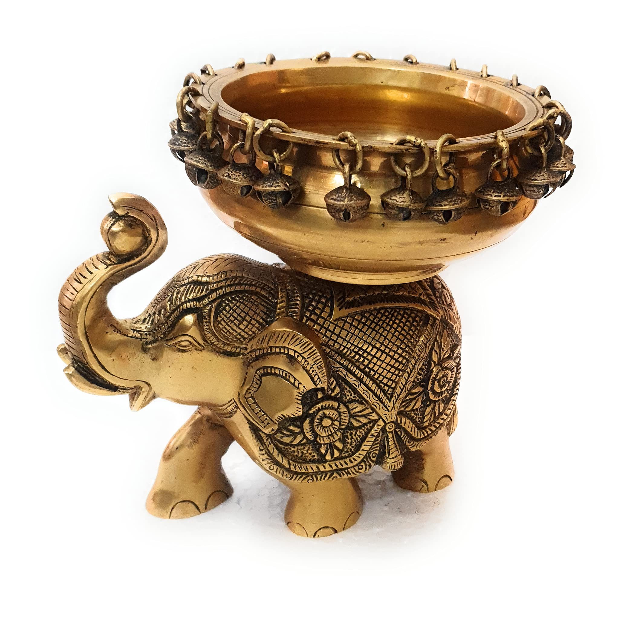 Urli Mohan Jodero bol éléphant vintage pour remplacer un centre de table banal