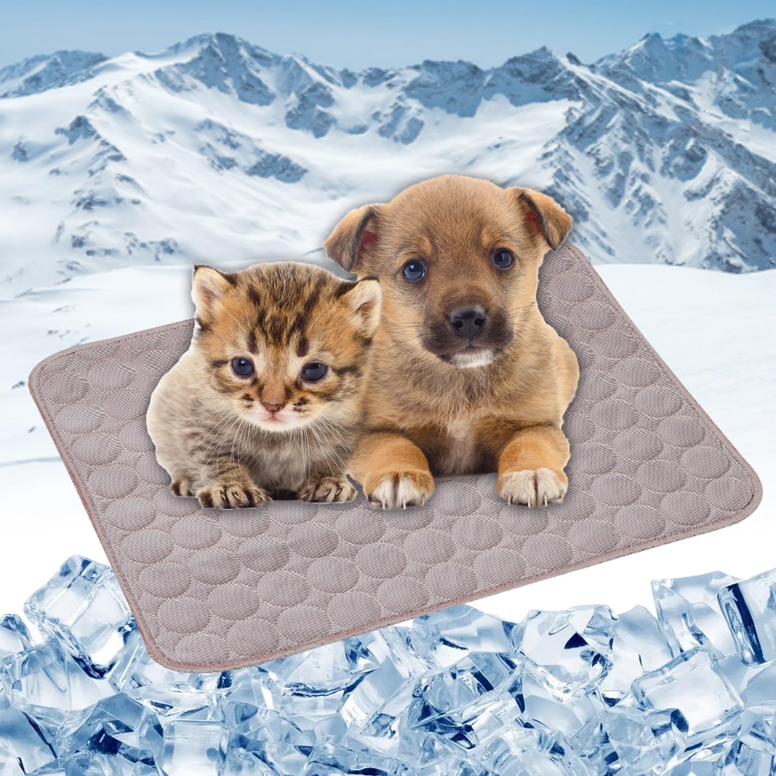 Tapis de refroidissement pour animaux souffrant de la chaleur