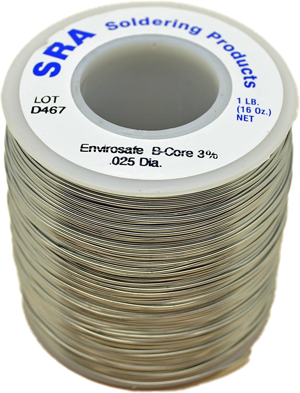 SRA Soldering Products WBCENV25 Lead Free Acid Core Envirosafe Solder .025-Inch, 1-Pound Spool