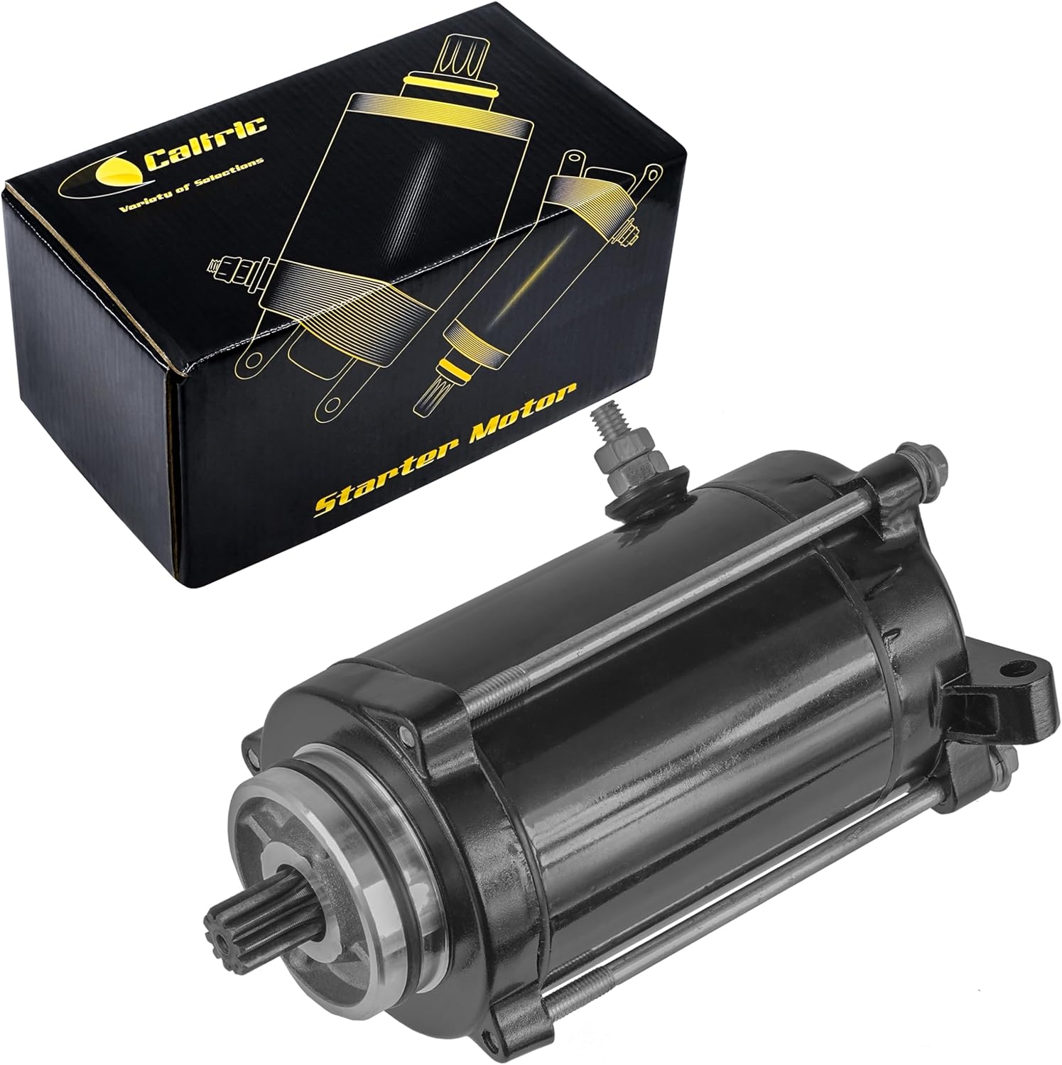 Caltric Starter Compatible With Honda Motorcycle Vf700F Vf 700 F Interceptor 700Cc Engine 1984 1985