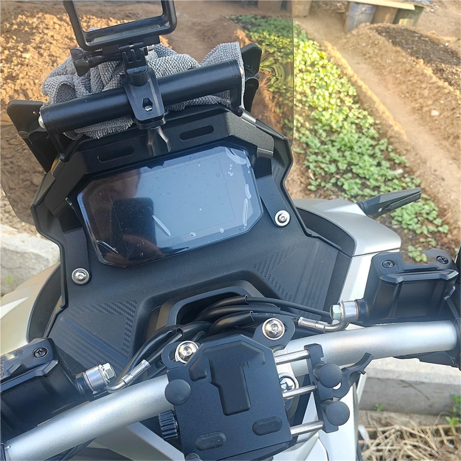 Support de Plaque de Navigation GPS pour VOGE pour SR1 pour ADV 125 pour SR150S 2025 Accessoires De Moto Navigation GPS Support Anti-Vibration