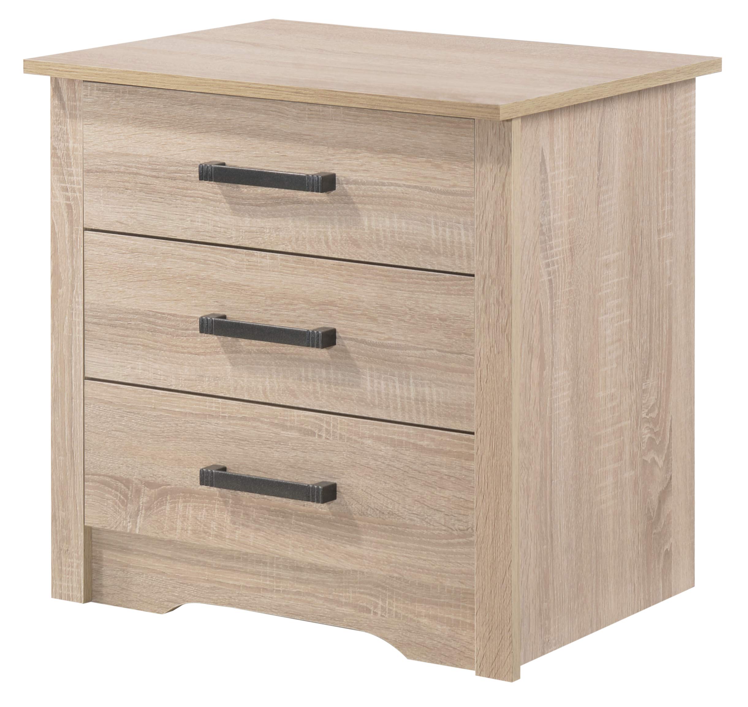 Glory FurnitureHudson Nightstand, Standard, Sandlewood