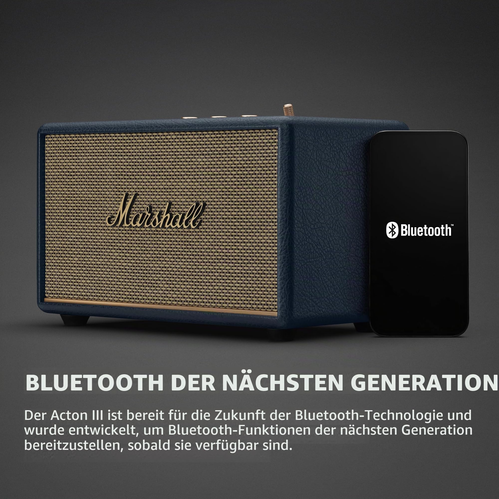 Marshall Acton III BT, Midnight Blue – Ansicht 4
