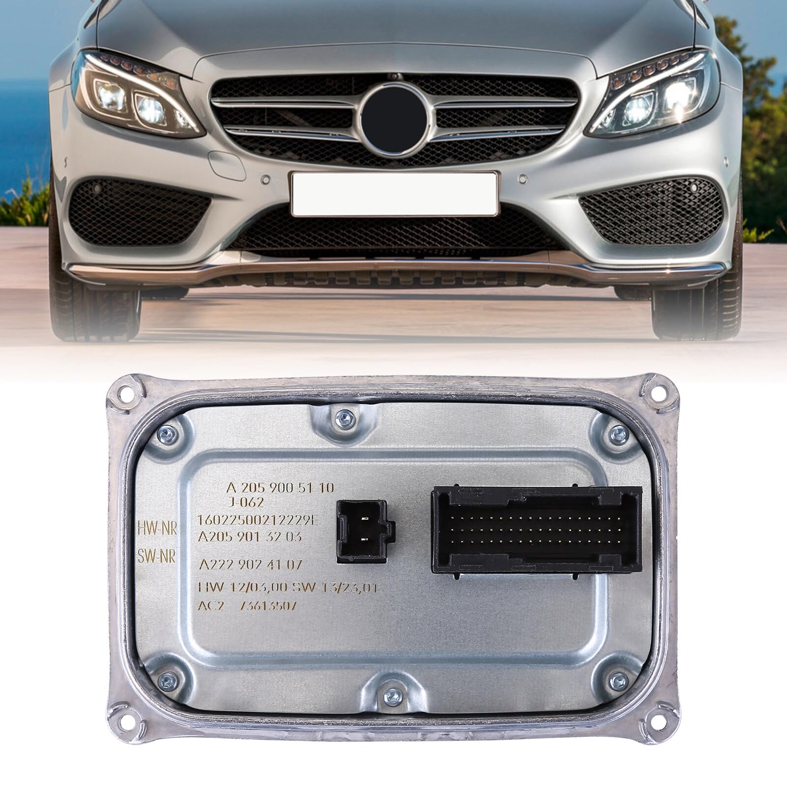 Amazon.com: ihreesy LED Headlight Module,Fit for W205 S205 C205  