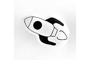 Fun and Comfortable Rocket Ship Pillow for Kids