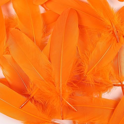 Miniatura 9 de THARAHT 120 plumas de ganso natural gris natural natural a granel de 6 a 8 pulgadas, 15 a 7.9in para manualidades, manualidades, cosplay, boda,