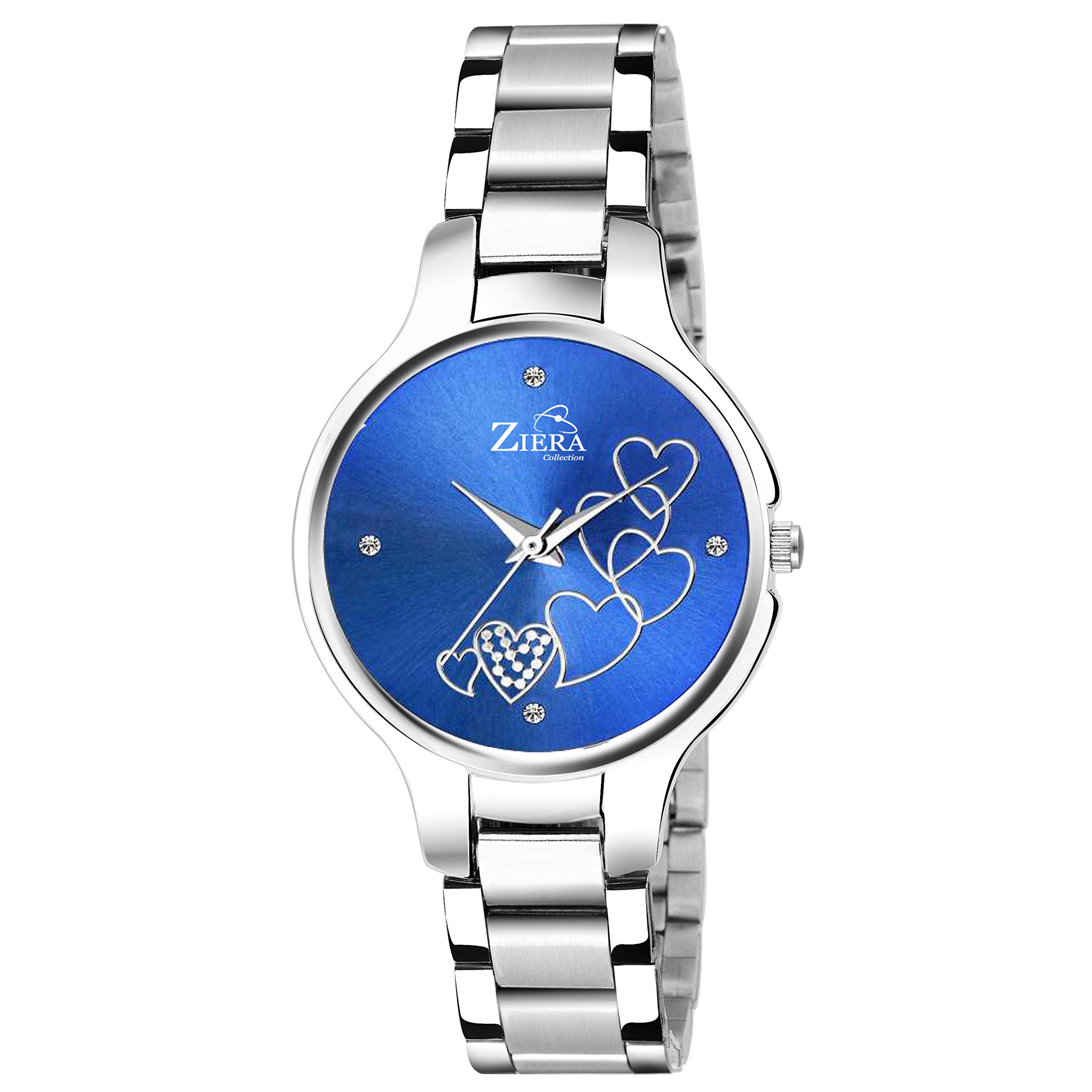 ZIERA ZR2016 Blue Dial Stainless Steel Watch - for Girls and Women (B082B61TKG) Amazon Price History, Amazon Price Tracker