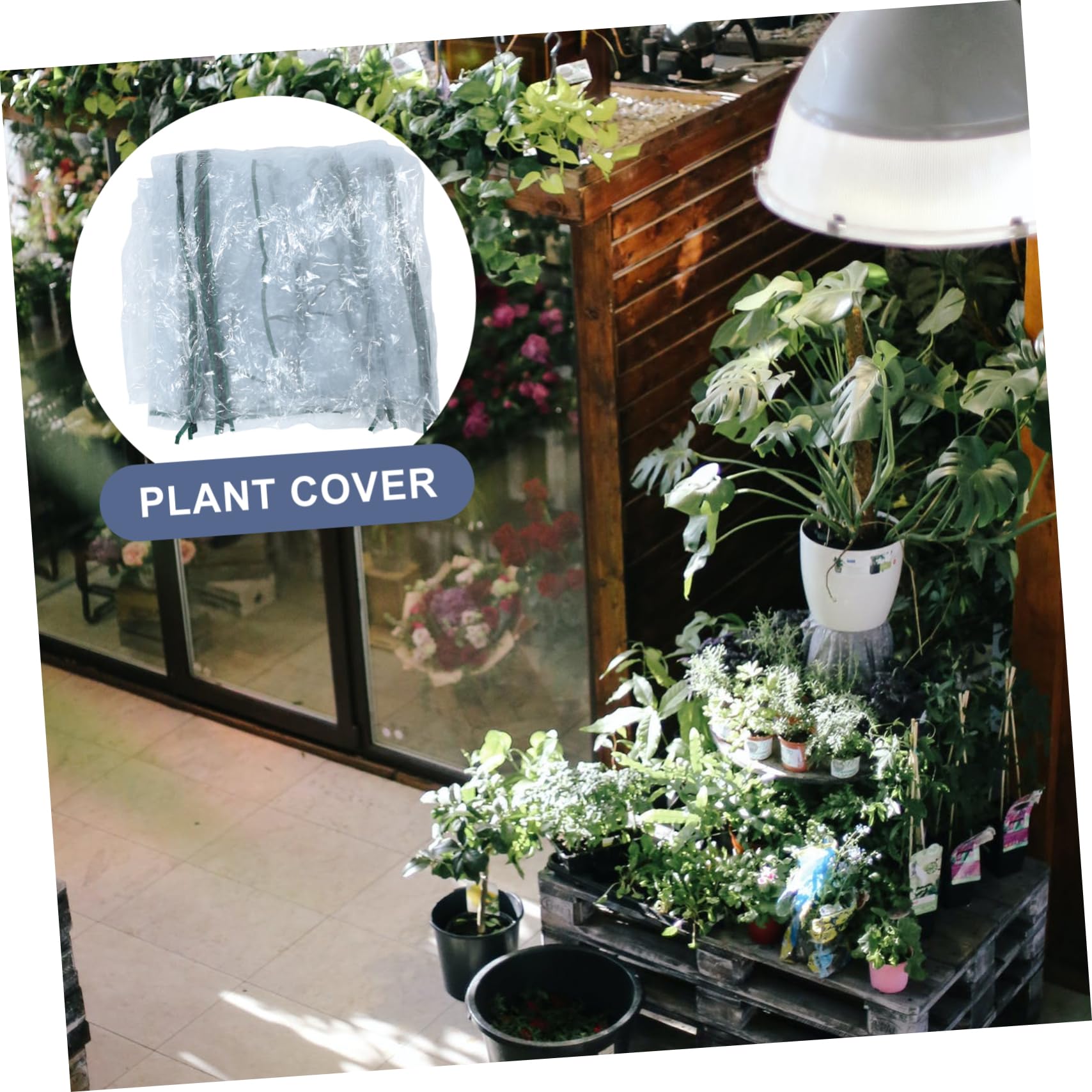 1pièce Housse De Remplacement pour Tunnel De Jardin PVC Froid pour Plantes Et Couverture Et Réutilisable pour sans Cadre