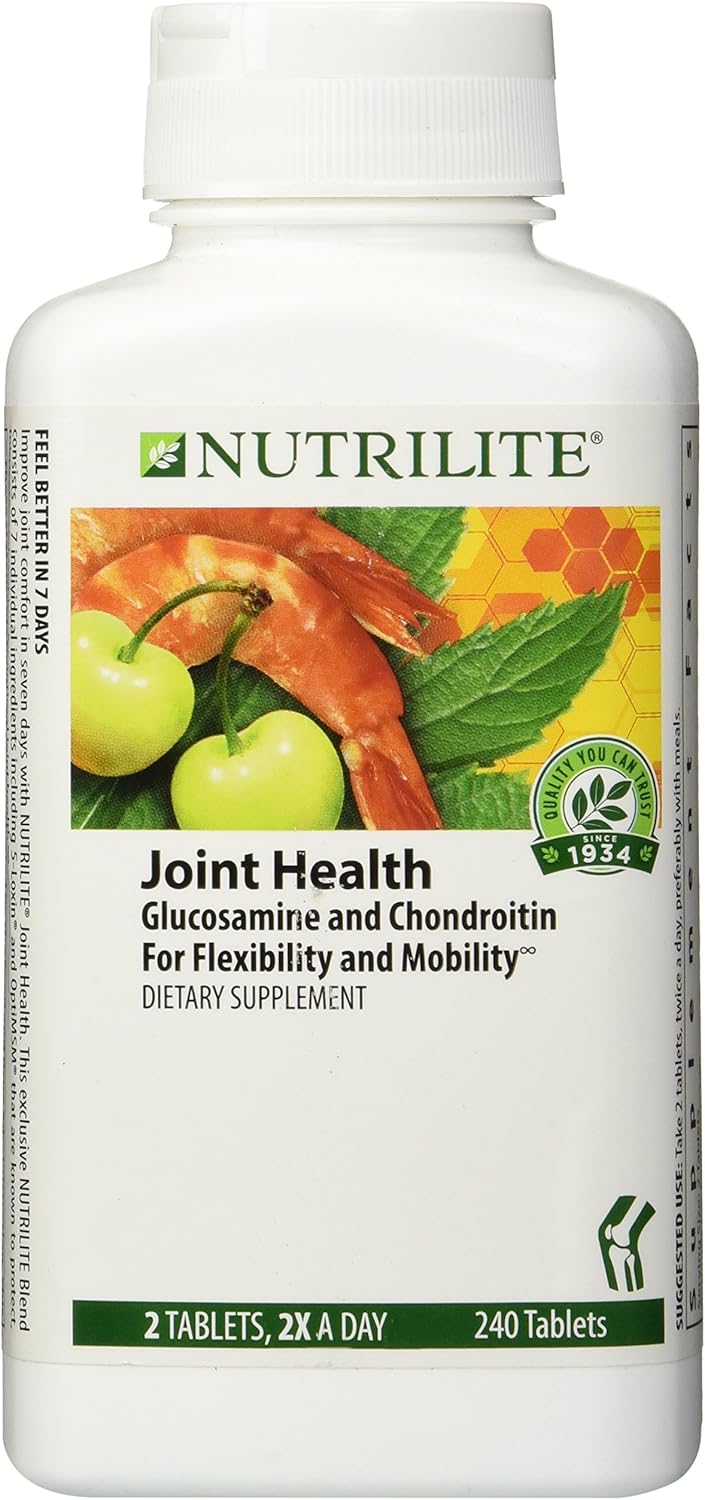 Nutrilite Joint Health Glucosamine and Chondroitin 240 Tablets Salud y