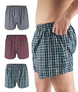Inkontinenz Pants Männer Baumwolle,Waschbar Boxershorts Herren für Inkontinenz Underwear mit Saugfähigkeit Pants,Wiederverwendbar Unterhosen 3er Pack(Mehrfarbig01, M) - Amazon product rated Grade A