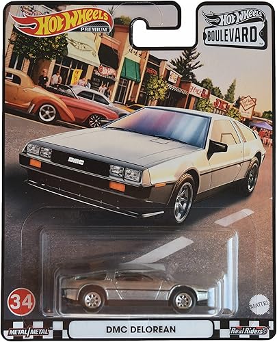 Hot Wheels DMC Delorean, [Plata] Boulevard #34