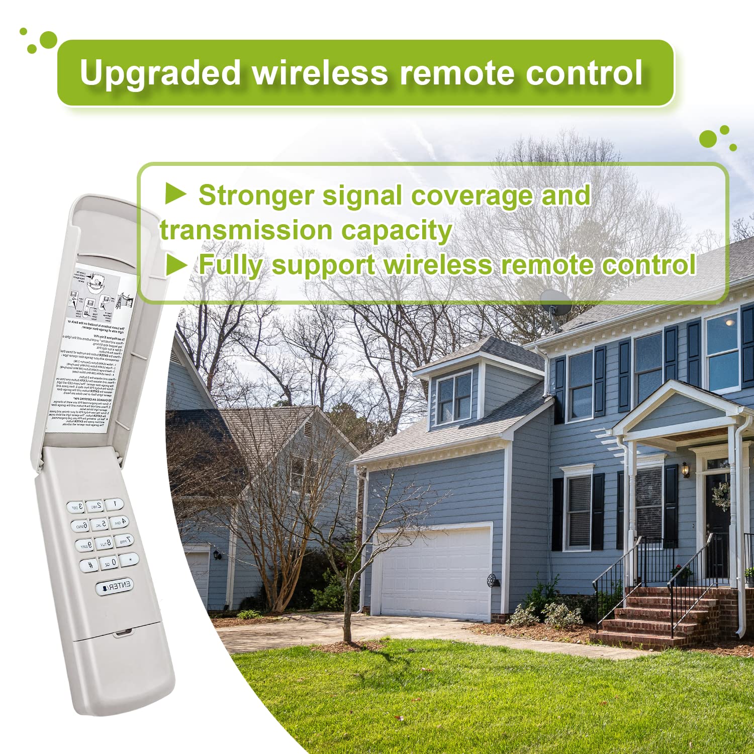 LiftMaster Garage Door Opener Keypad & Remote Kit - 877MAX Keypad & 2x 893MAX Remotes, Replace 878MAX 376LM 893LM Etc. - View #5