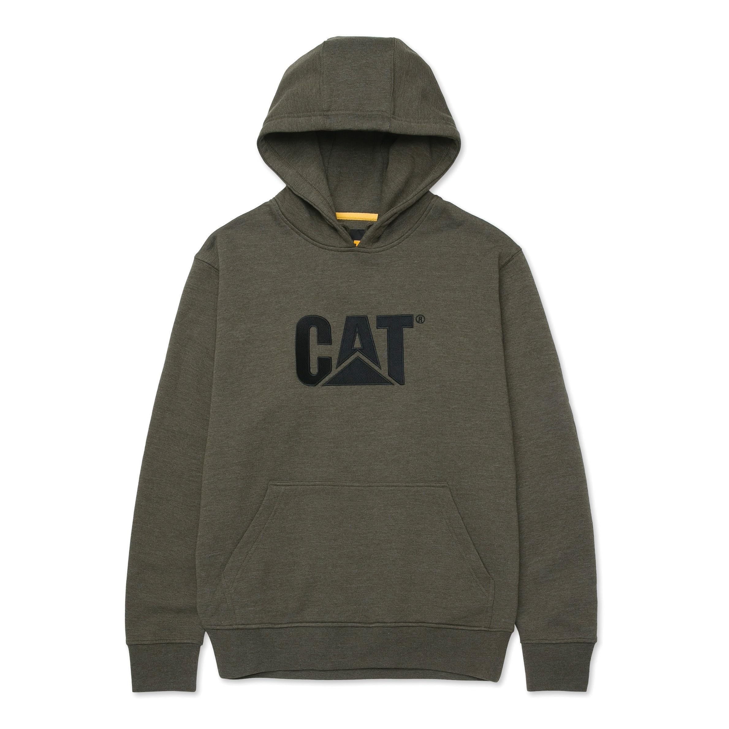 Cat Men's Army Moss Heather Erpillar Hoodie Trademark Olive L