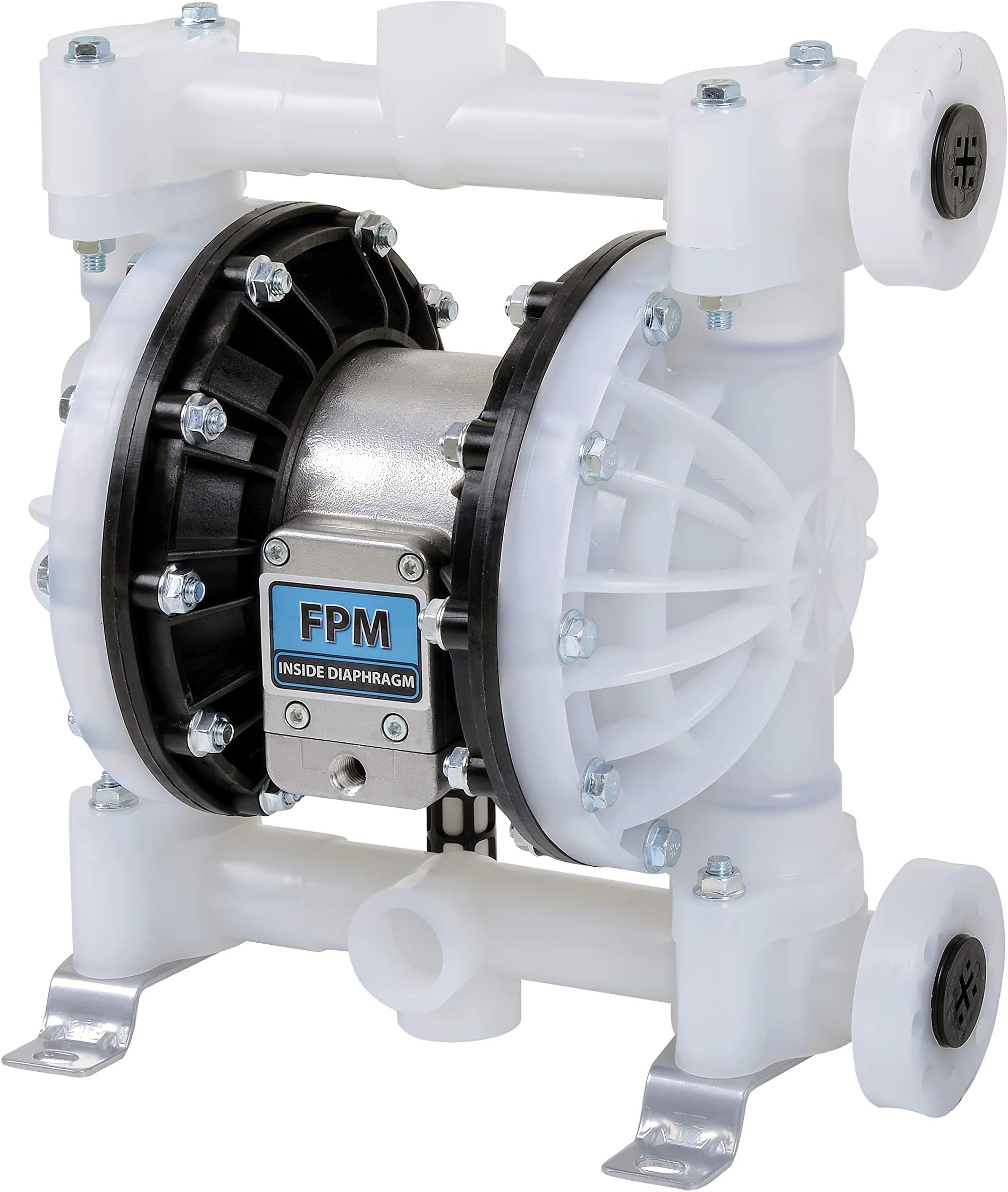 Double Diaphragm Transfer Pump Air Operated Pneumatic 1" Inch Fpm/Fkm 24gpm / 90lpm for Bio-Diesel, Windscreen and Similar Chemicals
