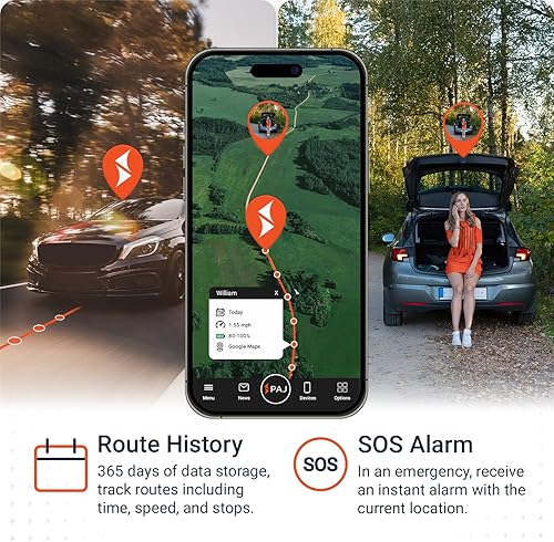 Miniatura 3 de PAJ GPS Rastreador GPS USB 4G - Mini rastreador de vehículos para automóviles y camiones - Conexión directa de 12 V a través del puerto
