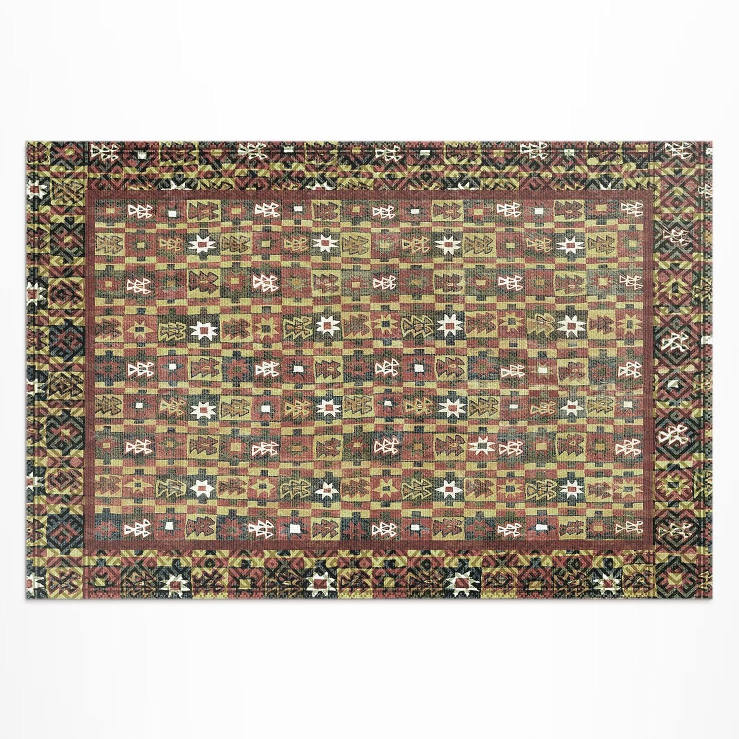 Tapis de balcon et porche coloré en PVC 140x210 pour réveiller la décoration de votre extérieur