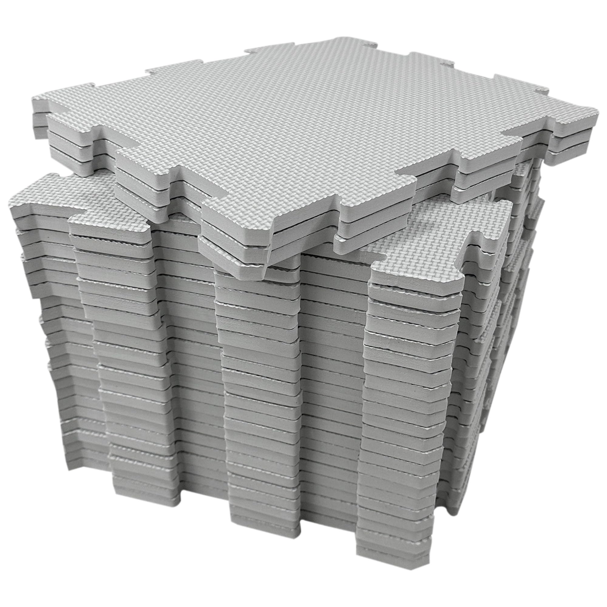 Baby Foam Play Mat 29x29cm Thick & Soft EVA Interlocking Tiles – 10mm Non-Toxic Safe Play Flooring for Babies & Toddlers Puzzle Matting for Nursery & Kids Room (Grey, 30 Tiles)