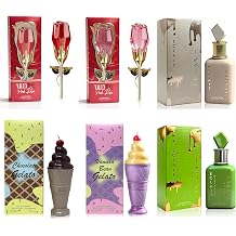 A CENTER Womens Perfume Sampler Set 100ml Each 6PCS | Fragrance Variety Pack for Women | Luxurious Oud, Sweet Dessert & Jasmine Scents | Gift Ready Collection ComboA13