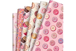AnyDesign Cupcake Wrapping Paper for Sweet Treats