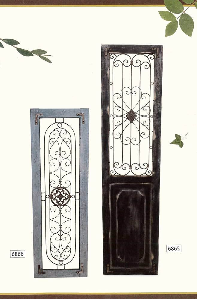 山*３様 N・Aの扉 Amazon.co.jp: アイアンデコウッドドア 6866 : DIY・工具・ガーデン