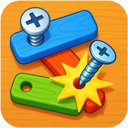 Schraubenpuzzle: Holzpuzzle & Denkspiel. Entspannende Spiele zum Schrauben Entfernen. Ein Logik Rätsel mit Muttern und Schrauben. Das perfekte Offline Spiel gegen Langeweile