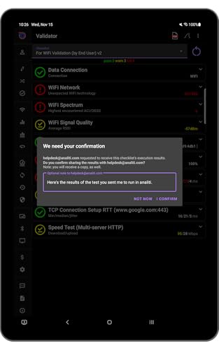 Speed Test WiFi-Analyzer - analiti