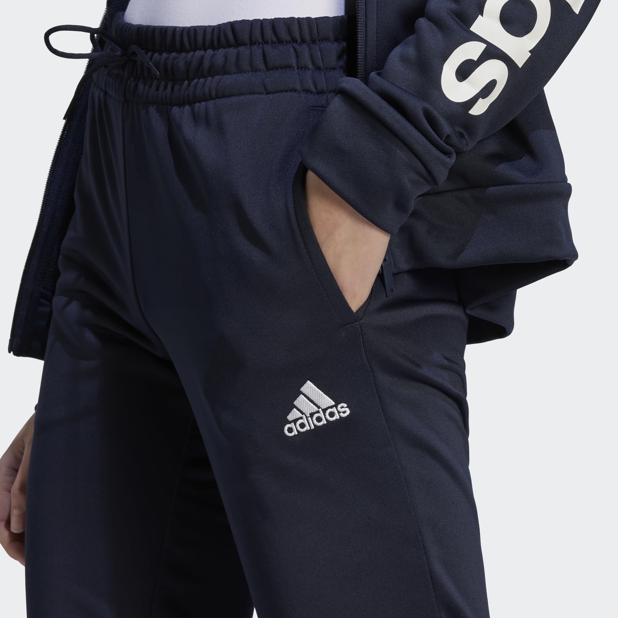 adidas Kobiety Linear Track Suit, Legend Ink, S