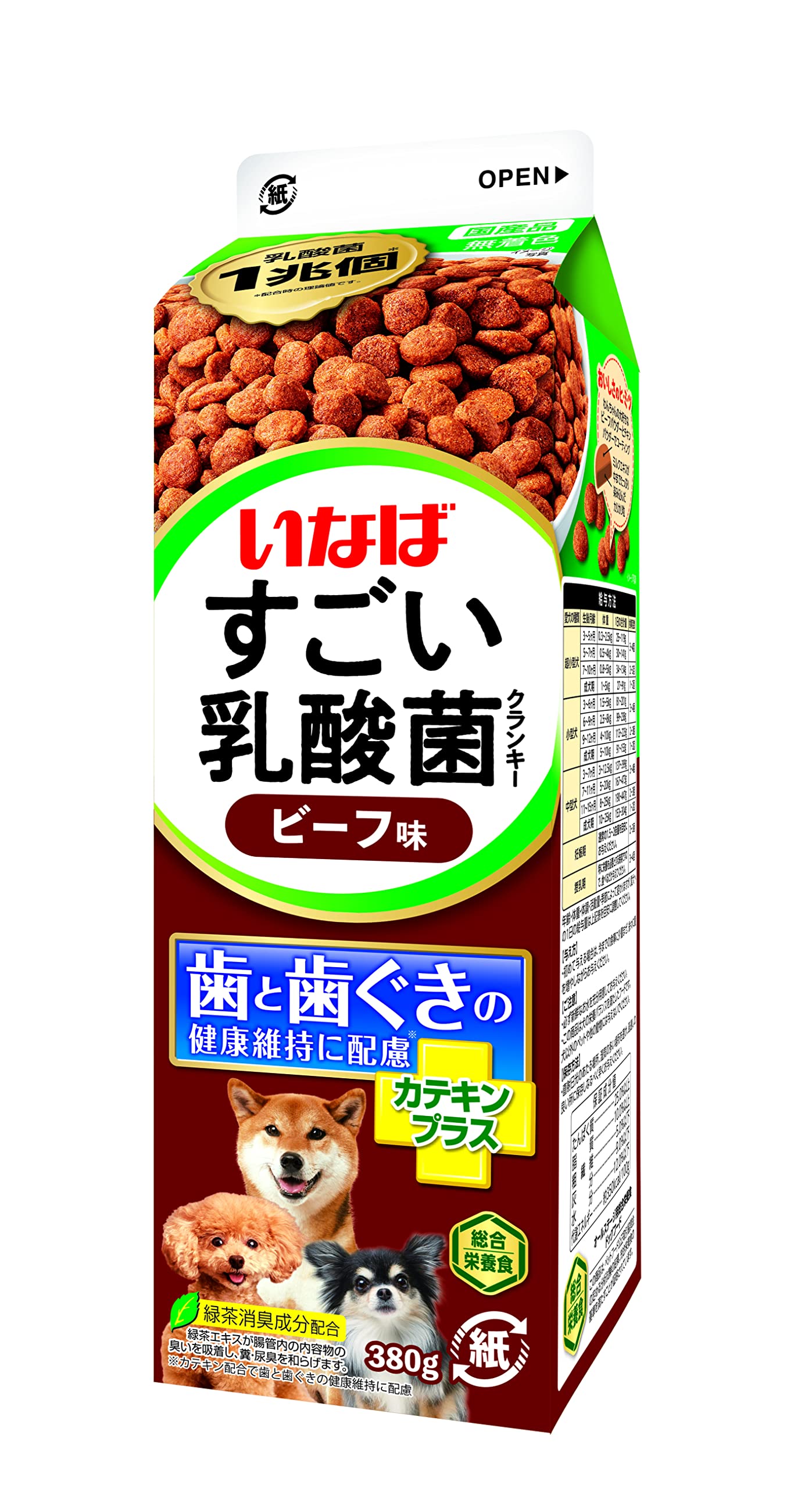 【新着商品】いなば すごい乳酸菌クランキー ビーフ味 380g×12個 (セット Amazon | いなば すごい乳酸菌クランキー ビーフ味 380g×12個 (セット