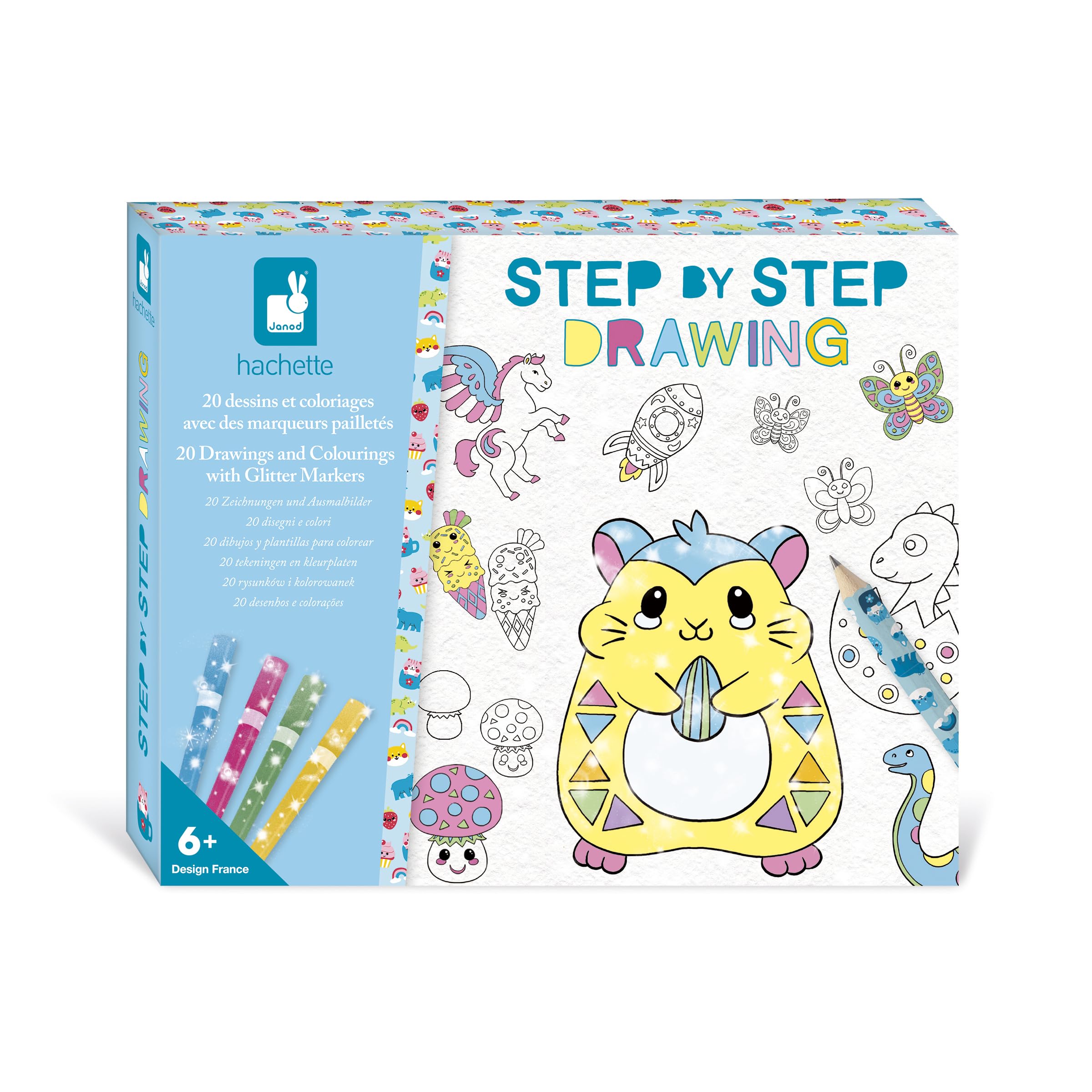 Janod 7 Braccialetti da Creare, 1 Braccialetto al Giorno, Kit Creativo per Il Tempo Libero, Stimola la creatività, attività Manuale per Bambini, da 7 Anni in su, J09185