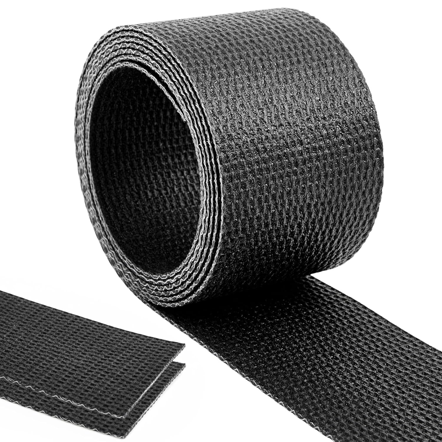 Lounsweer 4 Inch Wide PVK 150 Cover One Side Black Conveyor Belt Material (10 Foot Length)