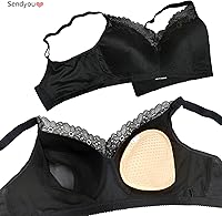 Vista 4 de Sujetador de uso diario para mujeres para mastectomía de silicona para los senos