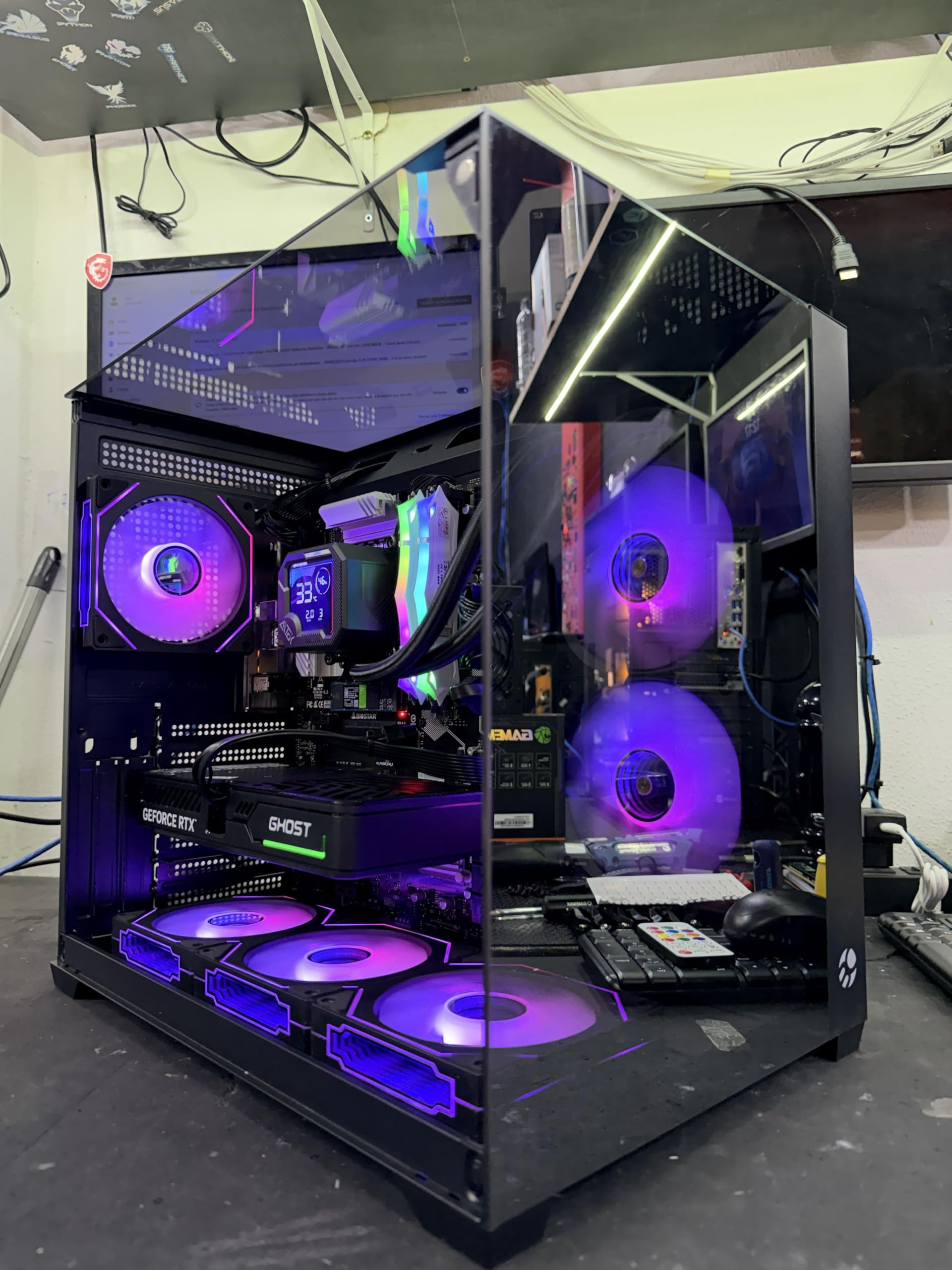 PC GAMER CUBO INTEL CORE I9 11900KF, 16GB RAM, NVME 512GB, RTX