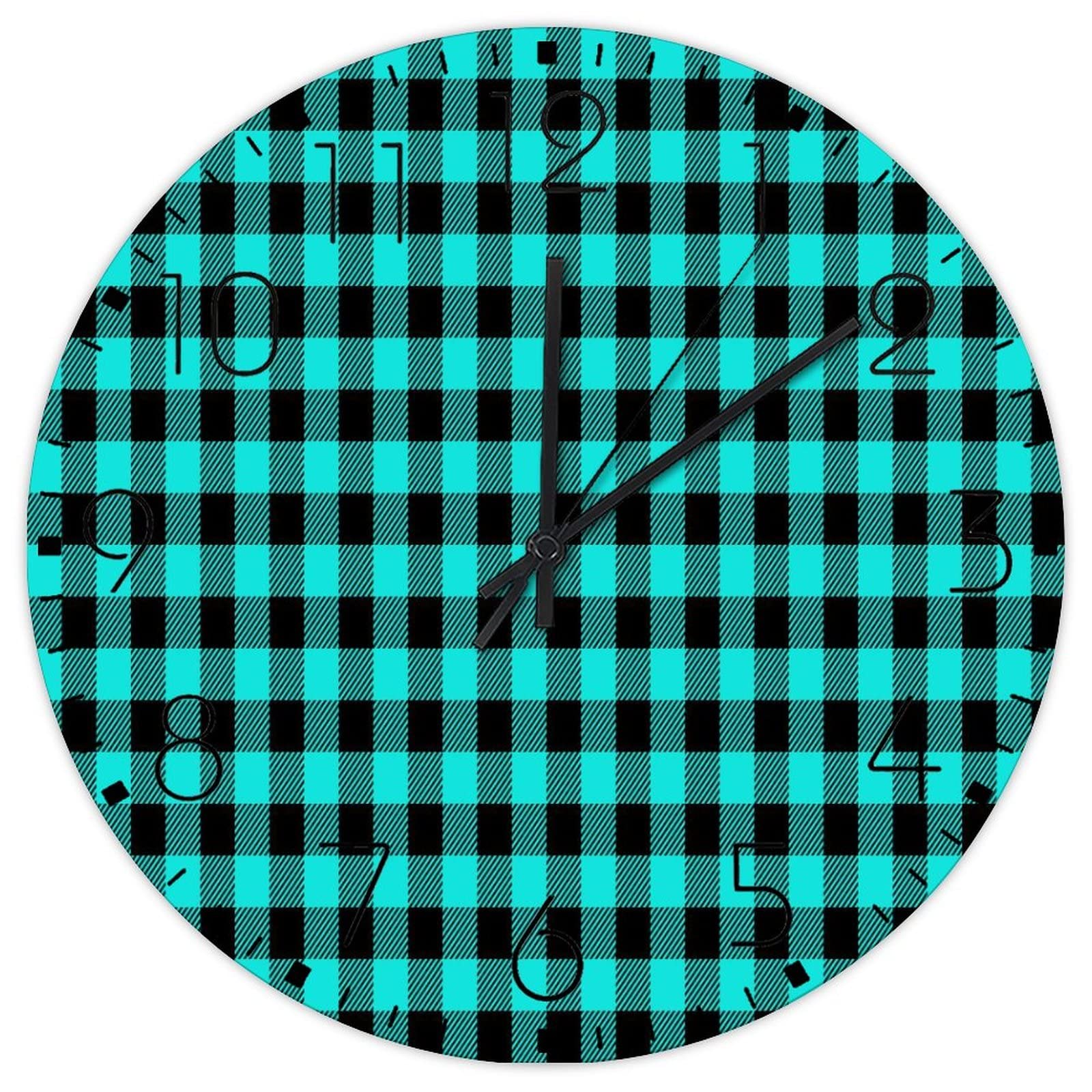 Horloge murale en bois 30 cm silencieuse sans cadre pour la décoration de maison