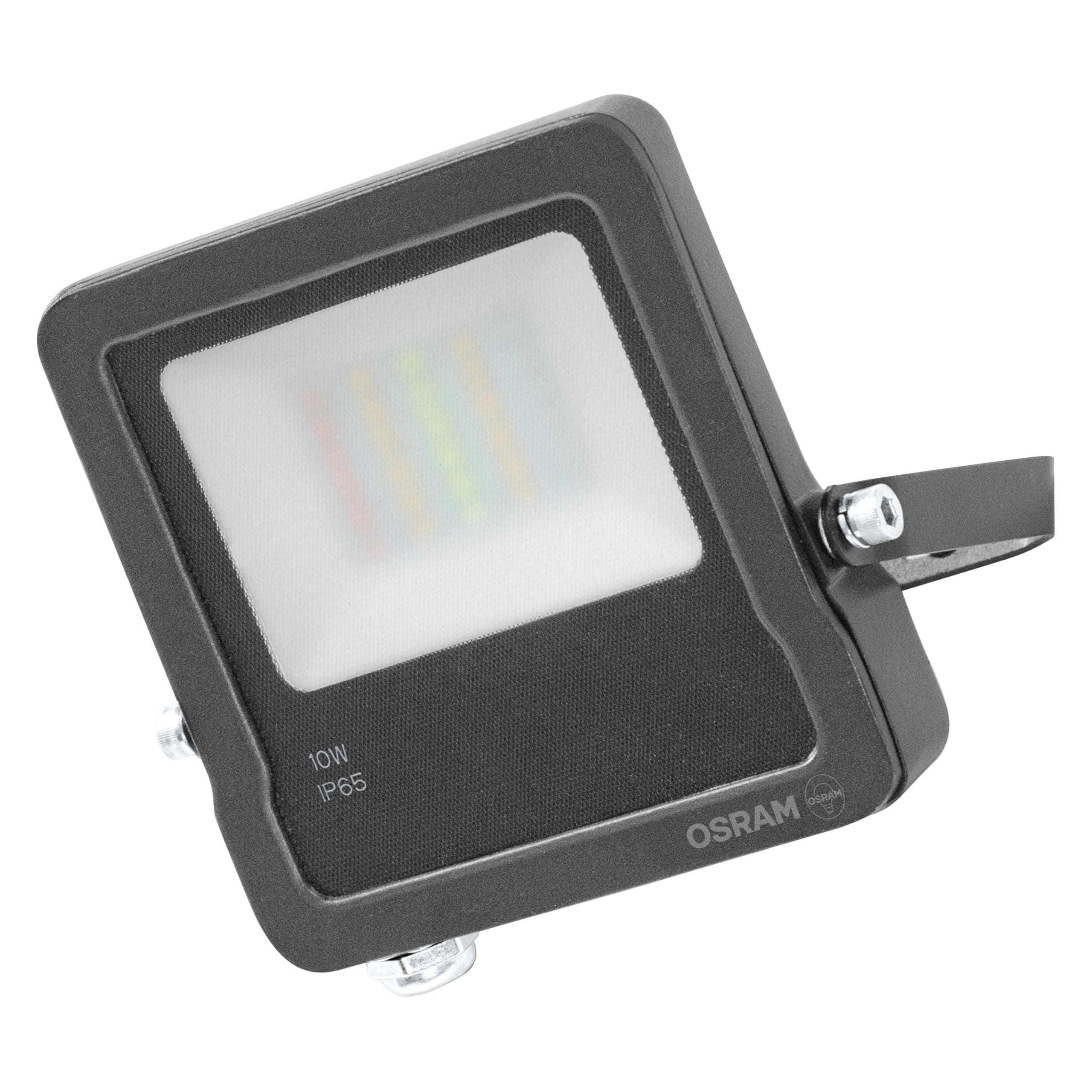 Osram SMART+ MATTER Floodlight LED-Fluter, 100W, 8000lm, RGBW 16 Mio. Farben, 3000K, WiFi, Matter, Alexa/Google, IP65