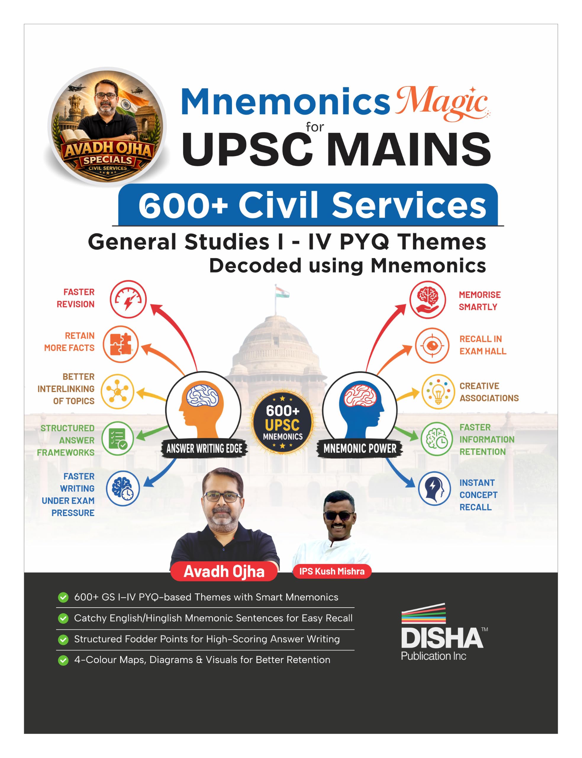 Disha Mnemonics Magic for UPSC Mains 600+ PYQ - Image 1