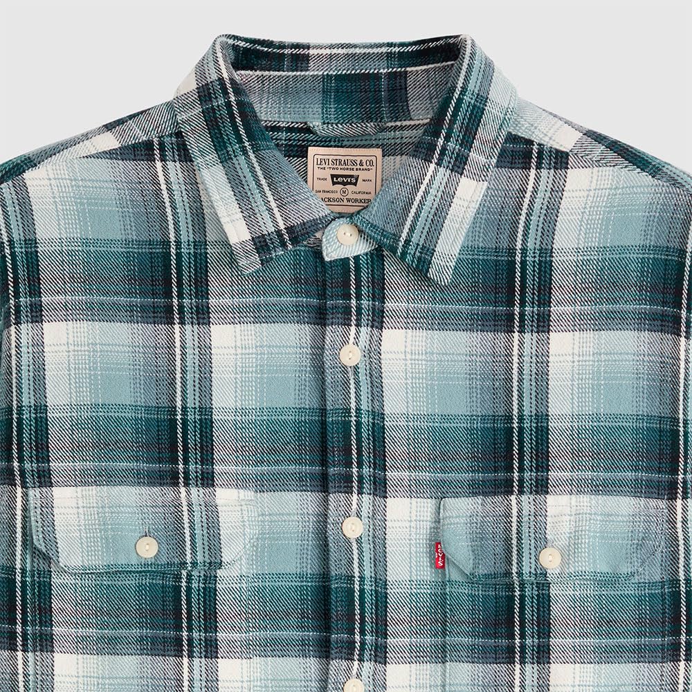 Levi's Herren Hemd mit Button-Down-Kragen Jackson Worker