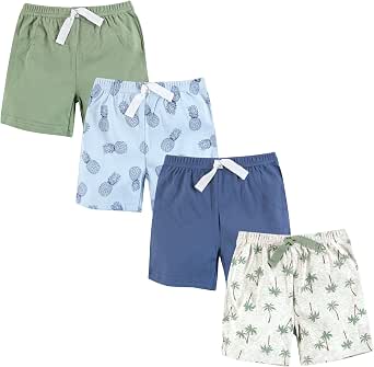 Hudson Baby Baby Shorts Bottoms 4-Pack