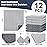 Navona 12 Pcs New Upgrade Steel Wire Dishcloth,Dry and Wet Dual-Use Steel Wire Cleaning Cloth,Powerful Cleaning Non-Scratch Wire Dishcloth Rag for Cookware, Sinks, Dishes, Stove Tops