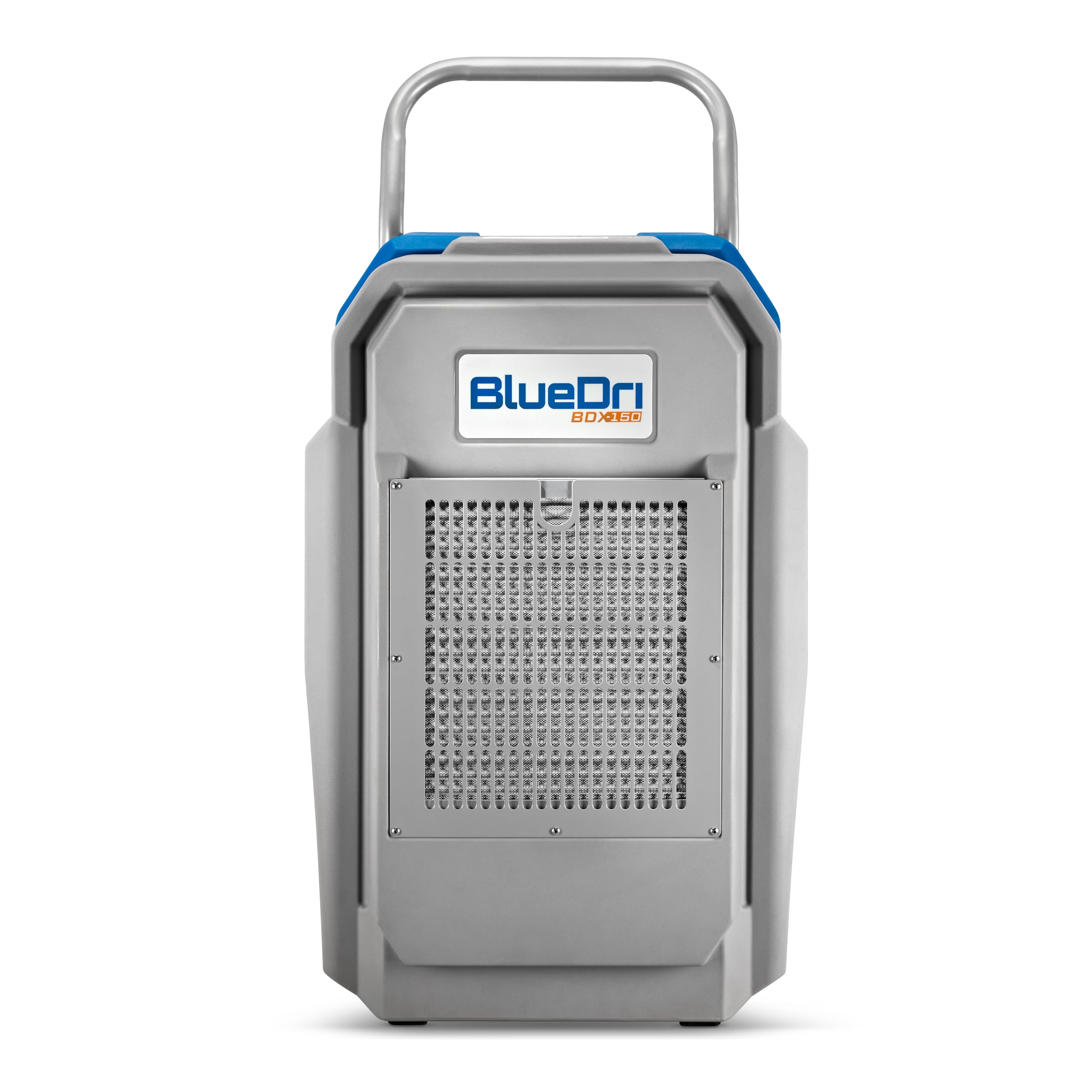 BlueDri BDX-150 175PPD Industrial Commercial LGR Dehumidifier with 25-Foot Drain Hose for Job Sites, Coverage area of 15,000 Cubic Feet, Water Damage Restoration Equipment, Blue
