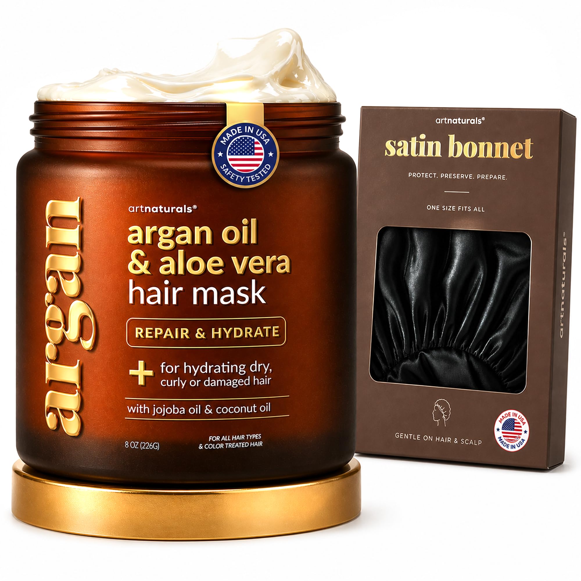 Amazon.com: Artnaturals Hair Mask for Dry, Damaged Hair - Deep