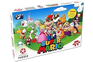 Mario Bros Puzzle: Conquer 500 Pieces to Join Iconic Characters!