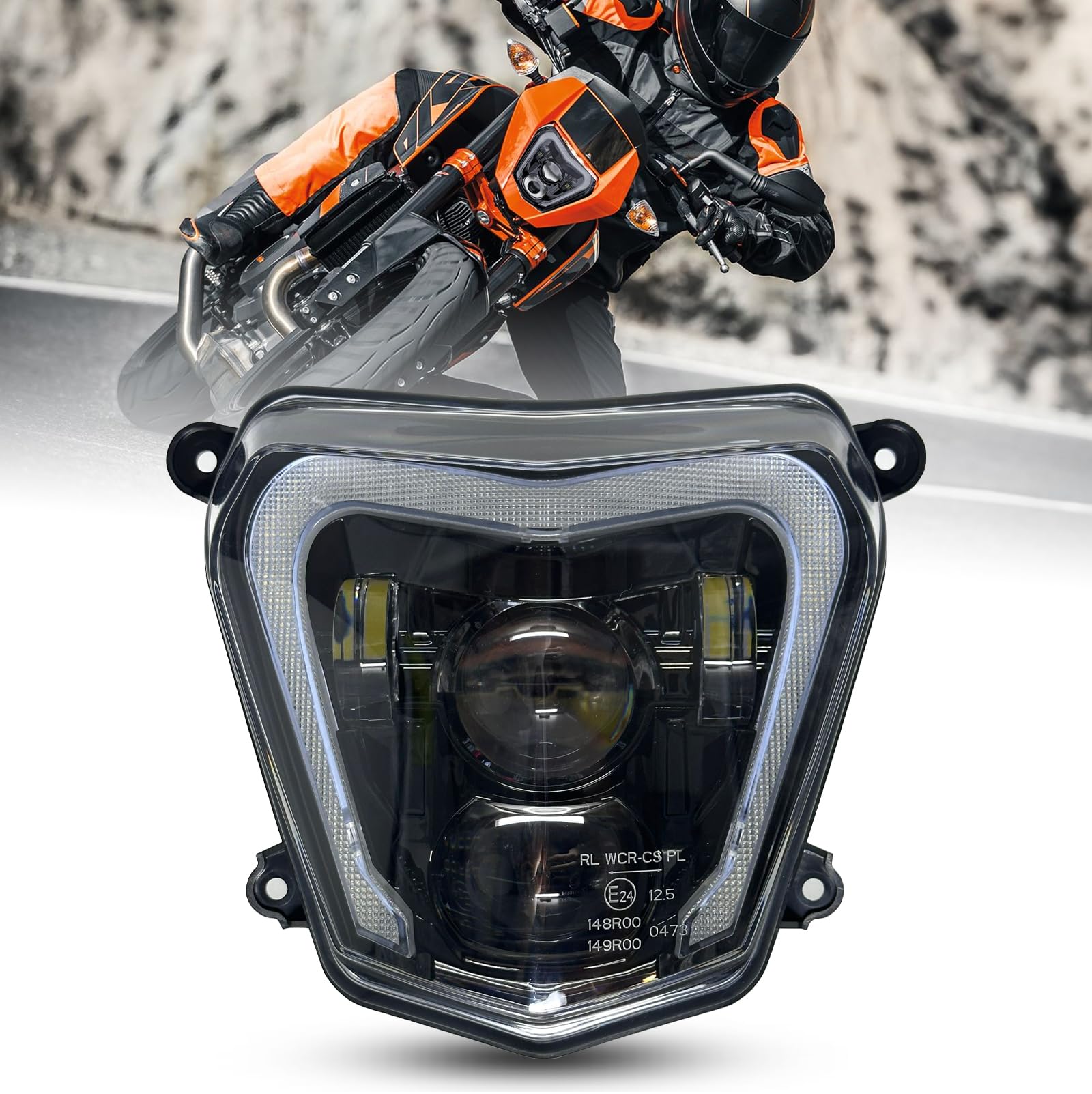 H4-LED-Abblend- & Fernlicht Für Dein Motorrad KTM 690-Duke (& -R